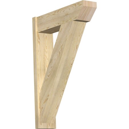 Ekena Millwork Traditional Slat Rough Sawn Outlooker, Douglas Fir, 8"W x 30"D x 42"H OUT08X30X42TRA06RDF